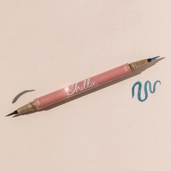 Chella Dual Liquid Eyeliner Pearl in Pearl Gray & Blue - Picture 1 of 7